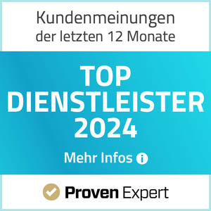 TOP Dienstleister 2024 - ProvenExpert